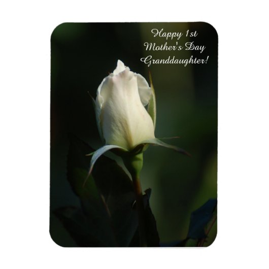 幸せな1日目の母の日の孫 マグネット (縦)