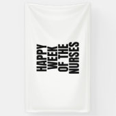 幸せな1週間のナース 横断幕 (縦)