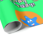 幸せな10誕生日包装紙バルーン#10 ラッピングペーパー (ロールコーナー)