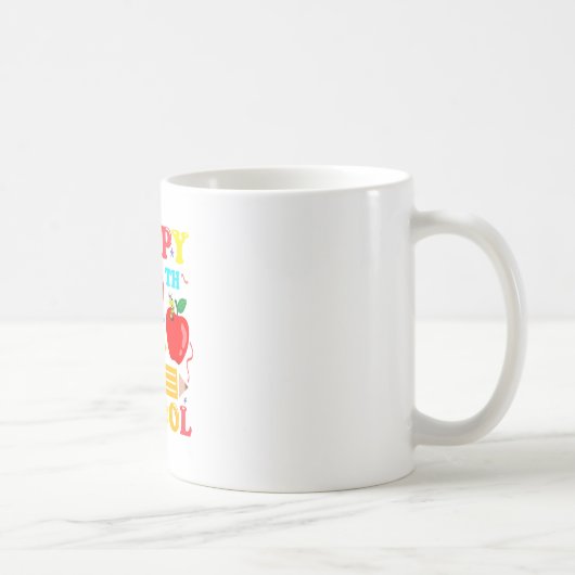 幸せな100日の学校の先生ギフト コーヒーマグカップ (右)