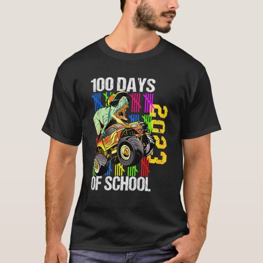 幸せな100日の学校の先生100ダ粉砕 Tシャツ (正面)