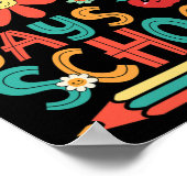 幸せな100日の学校先生学生100日 ポスター (角)