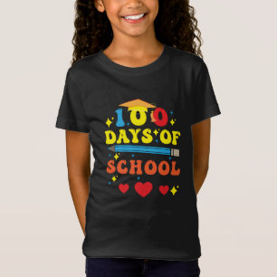 幸せな100日の学校贈り物 Tシャツ
