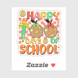 幸せな100日の学校。先生感謝 シール