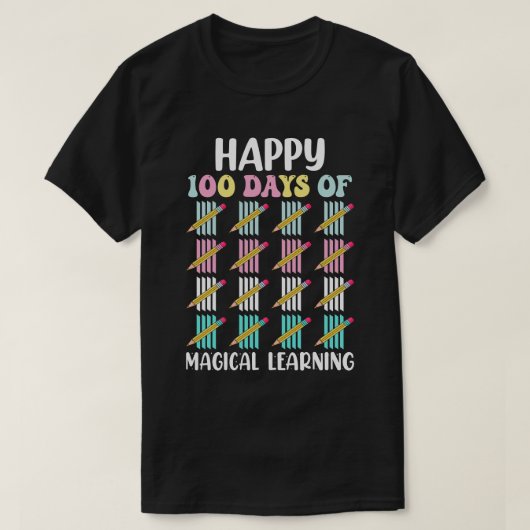 幸せな100日の魔法学の Tシャツ (デザイン正面)