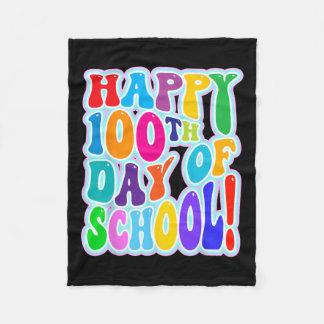 幸せな100日学校の100の日2 フリースブランケット