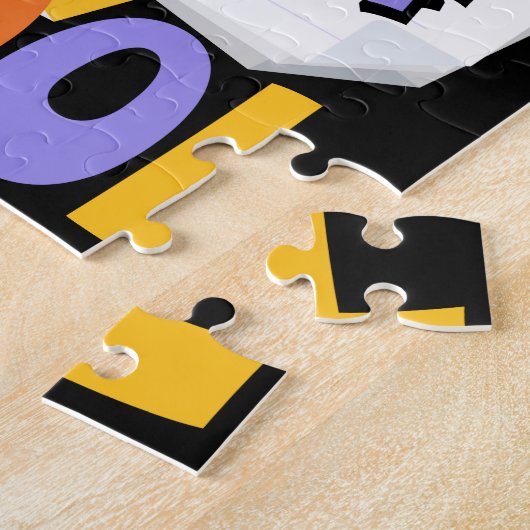 幸せな100日学校の100の日 ジグソーパズル (側面)