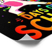 幸せな100日目100学校女子の魔法の日K ポスター (角)