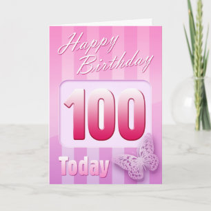 幸せな100th誕生日の祖母の大叔母のお母さん カード
