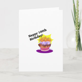 幸せな100th誕生日 カード
