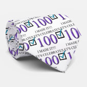 幸せな100th誕生日 ネクタイ (ロール)