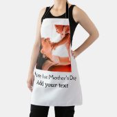幸せな1st母の日の母最高のは今まで写真名を追加 エプロン (インサイチュ)