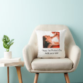 幸せな1st母の日の母最高のは今まで写真名を追加 クッション (椅子)