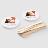 幸せな1st母の日の母最高のは今まで写真名を追加 ハンドファン (組立なし)