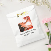 幸せな1st母の日の母最高のは今まで写真名を追加 フェイバーバッグ (封をした状態)