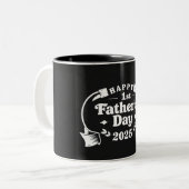 幸せな1st父の日2025マグカップ ツートーンマグカップ (正面左)
