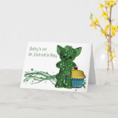 幸せな1st.パトリックの日 カード (黄色い花)