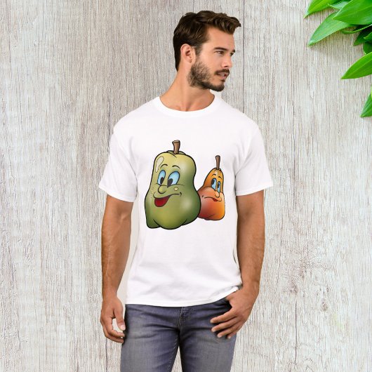 幸せな2つの梨 Tシャツ