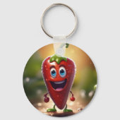 幸せな3Dアニメーションチリビーン、 キーホルダー (裏面)