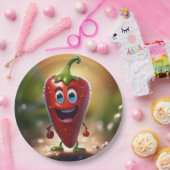 幸せな3Dアニメーションチリビーン、 ペーパープレート (パーティー)