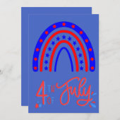 幸せな4番目のTシャツ 招待状 (正面/裏面)