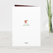 幸せな50誕生日老ヤギ"丘の上"ユーモア カード (裏面)