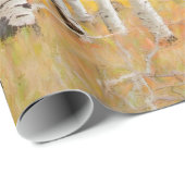 幸せな《植物》アスペン ラッピングペーパー (ロールコーナー)