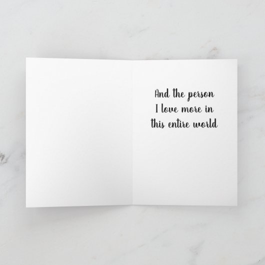 幸せな"誕生日"あなたはファンタスティックよりも多い！ カード (内部)