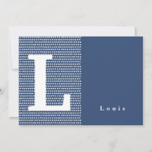 幸せな|青点々のあるい誕生案内