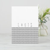 幸せな|黒い出点々のある産案内カード 案内状 (スタンド正面)