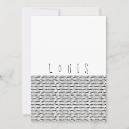 幸せな|黒い出点々のある産案内カード 案内状