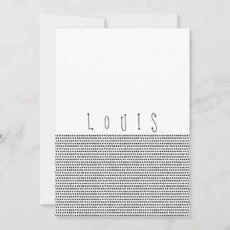 幸せな|黒い出点々のある産案内カード 案内状