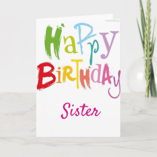 幸せな***40th****誕生日 カード (正面)