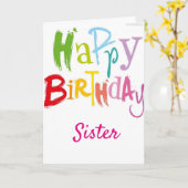 幸せな***40th****誕生日 カード (黄色い花)