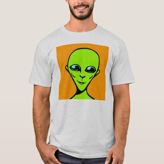 幸せなAlien/ET Tシャツ (正面)