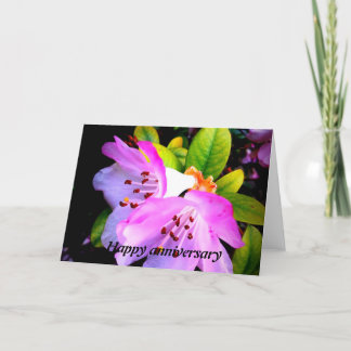 幸せなanniversarカード カード