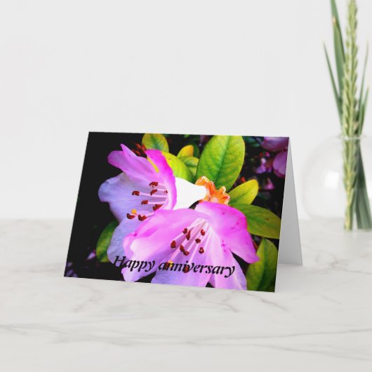 幸せなanniversarカード カード (正面)