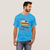 幸せなBirthgay Tシャツ (正面フル)