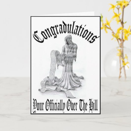 幸せなBRITHDAYカード カード (黄色い花)