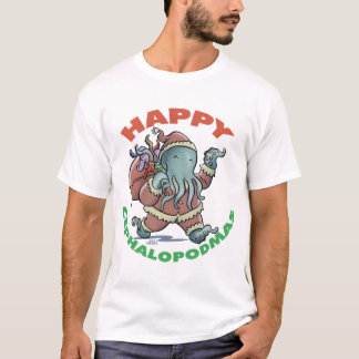 幸せなCephalopodmas Tシャツ