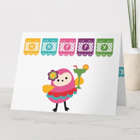 幸せなCinco Deメーヨー カード (正面)