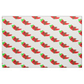 幸せなcinco de mayo mustache おもしろい pepper ファブリック (ファットクウォーター)