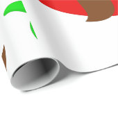 幸せなcinco de mayo mustache おもしろい pepper ラッピングペーパー (ロールコーナー)
