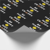 幸せなCrappy包装紙があって下さい ラッピングペーパー (角)