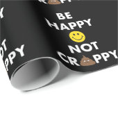 幸せなCrappy包装紙があって下さい ラッピングペーパー (ロールコーナー)