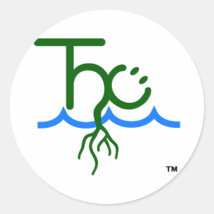 幸せなCultivator™ THCのロゴのステッカー ラウンドシール