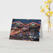 幸せなDeepavali カード (黄色い花)