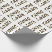 幸せなDiwaliの挨拶のかわいいハートのタイポグラフィ ラッピングペーパー (角)