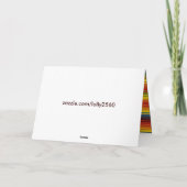 幸せなDIWALIランプ カード (裏面)