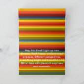 幸せなDIWALIランプ カード (内部)